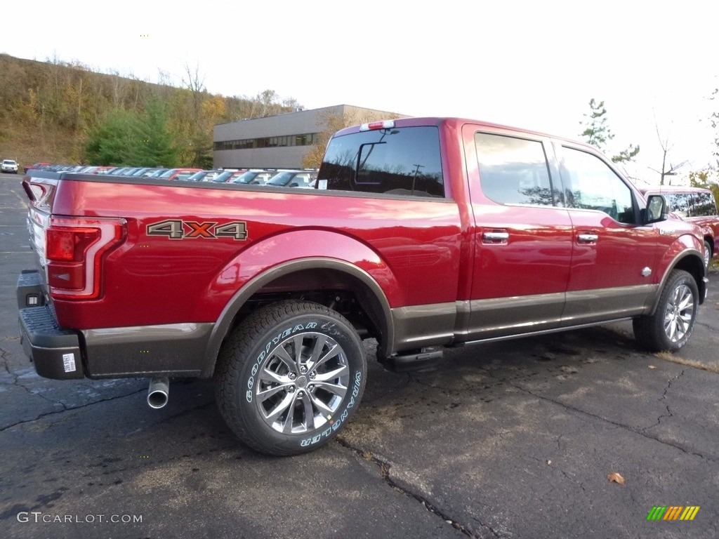 2017 F150 King Ranch SuperCrew 4x4 - Ruby Red / King Ranch Java photo #2