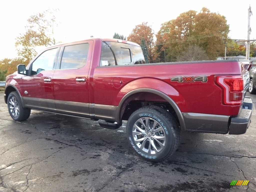 2017 F150 King Ranch SuperCrew 4x4 - Ruby Red / King Ranch Java photo #3