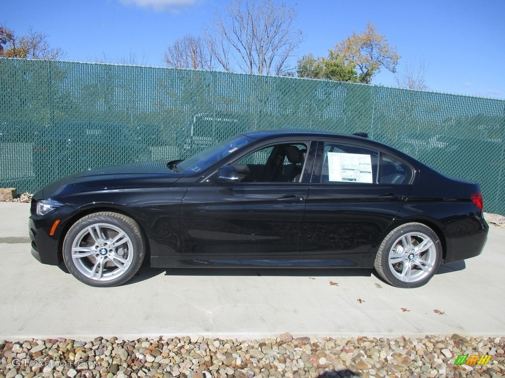 2017 3 Series 340i xDrive Sedan - Black Sapphire Metallic / Black photo #8