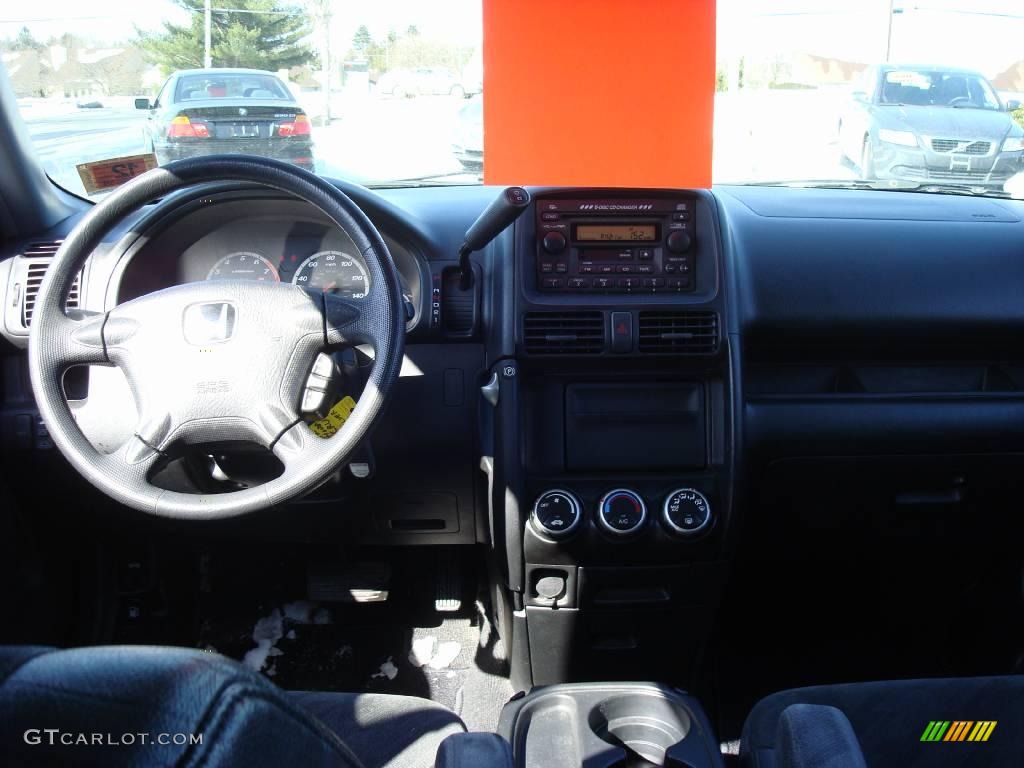 2002 CR-V EX 4WD - Satin Silver Metallic / Black photo #22