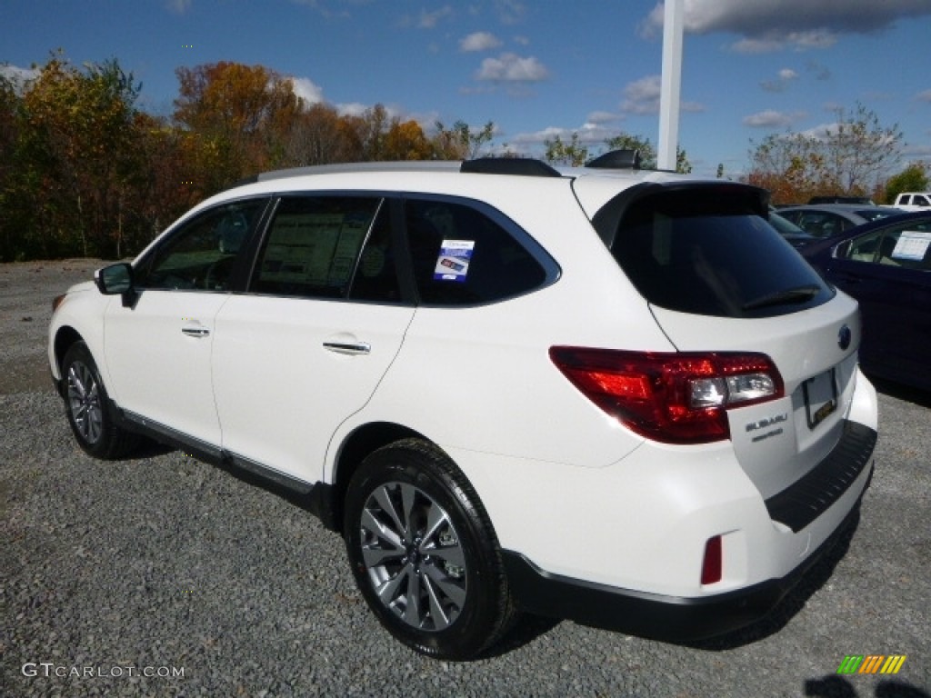 2017 Outback 2.5i Touring - Crystal White Pearl / Java Brown photo #9