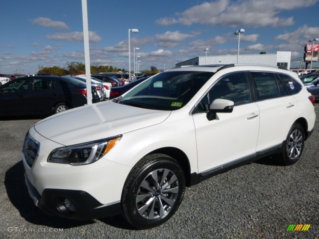 Crystal White Pearl 2017 Subaru Outback 2.5i Touring Exterior Photo #116808612