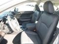 2017 Subaru Legacy Slate Black Interior Front Seat Photo