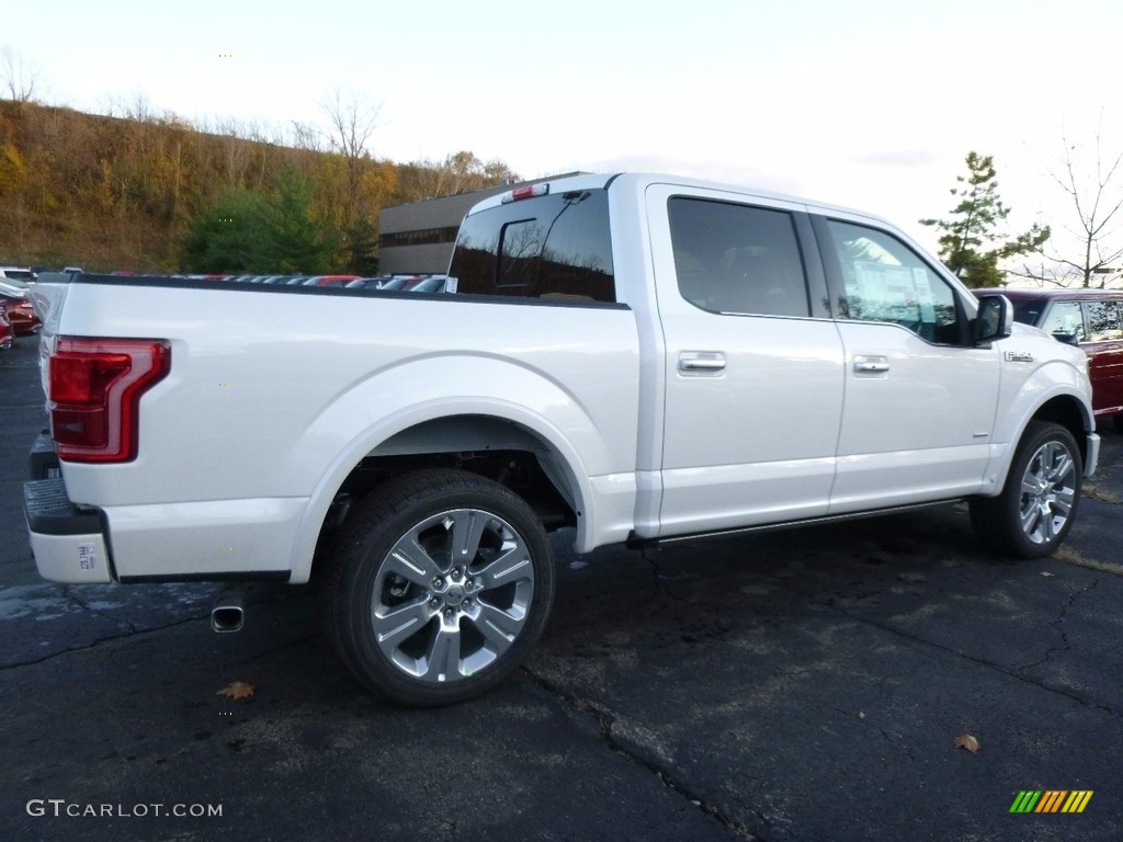 2016 F150 Limited SuperCrew 4x4 - White Platinum / Limited Mojave photo #2