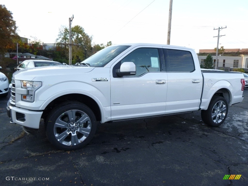 2016 F150 Limited SuperCrew 4x4 - White Platinum / Limited Mojave photo #4