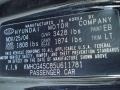 Ebony Black - Accent GLS Sedan Photo No. 17