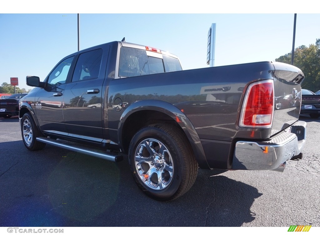 2017 1500 Laramie Crew Cab - Granite Crystal Metallic / Canyon Brown/Light Frost Beige photo #5