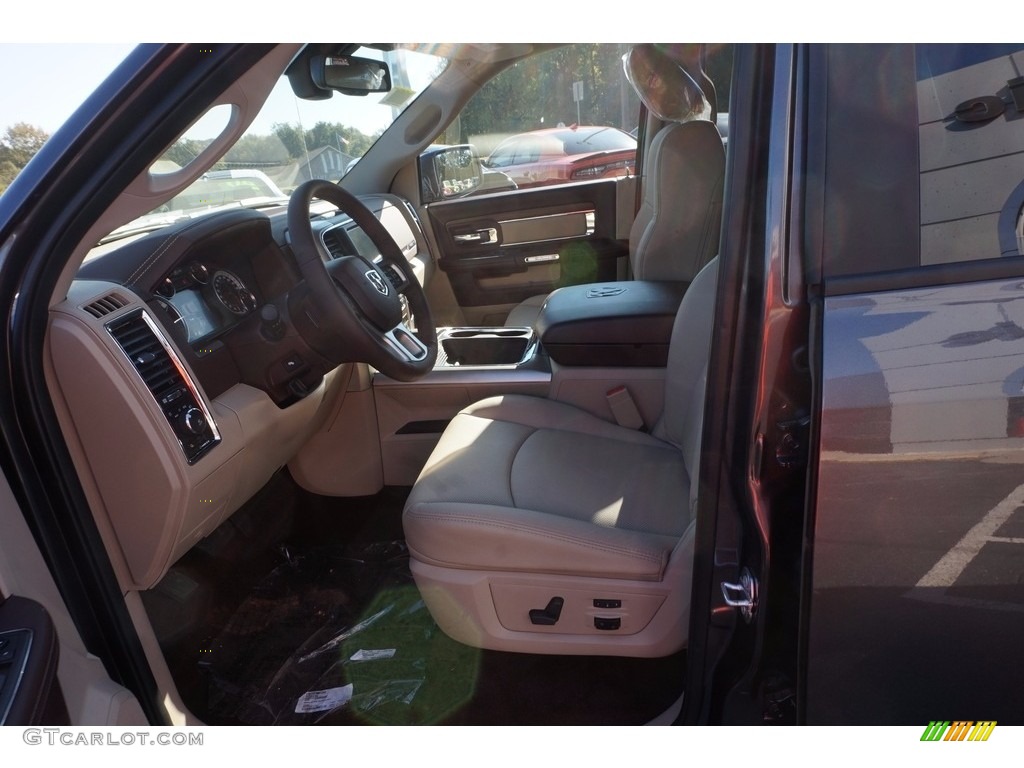 2017 1500 Laramie Crew Cab - Granite Crystal Metallic / Canyon Brown/Light Frost Beige photo #9