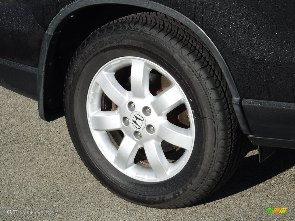 2009 CR-V EX 4WD - Crystal Black Pearl / Black photo #3