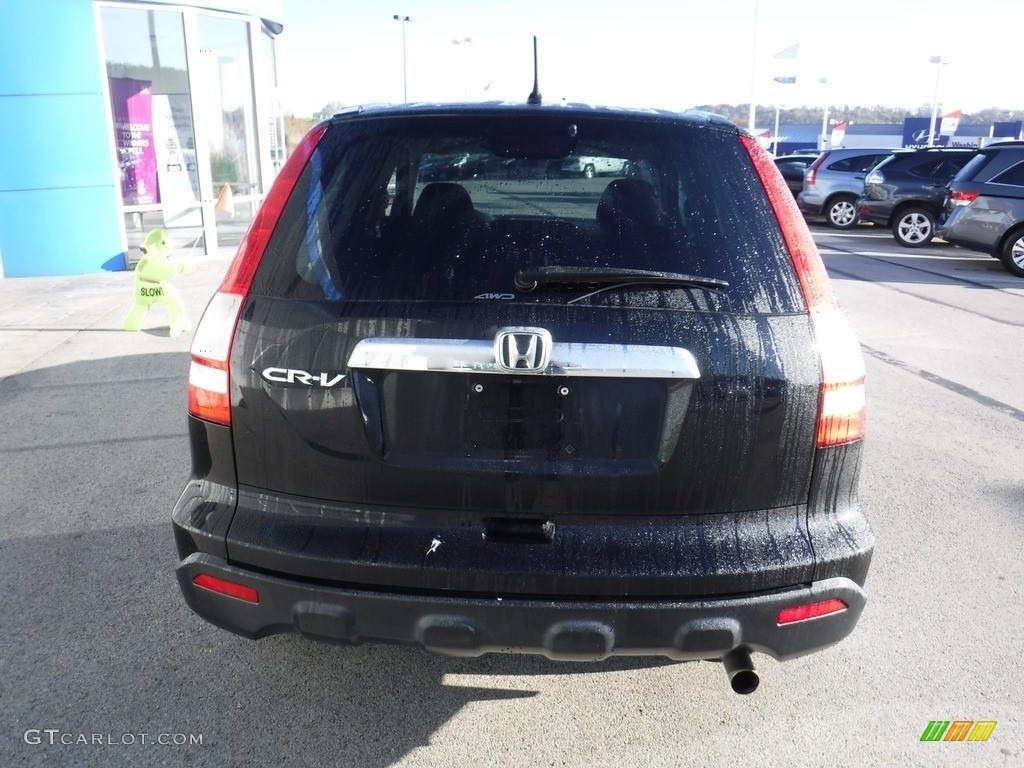 2009 CR-V EX 4WD - Crystal Black Pearl / Black photo #7