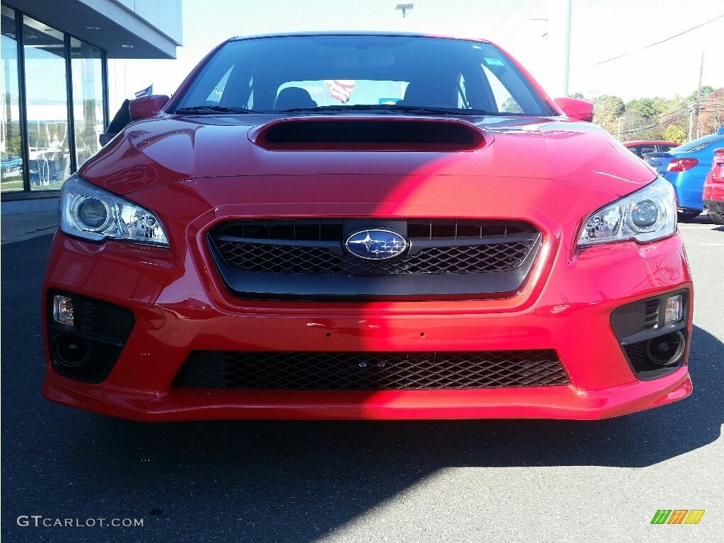 2017 WRX  - Pure Red / Carbon Black photo #2