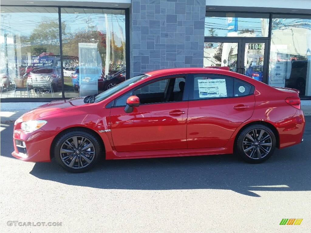 2017 WRX  - Pure Red / Carbon Black photo #3