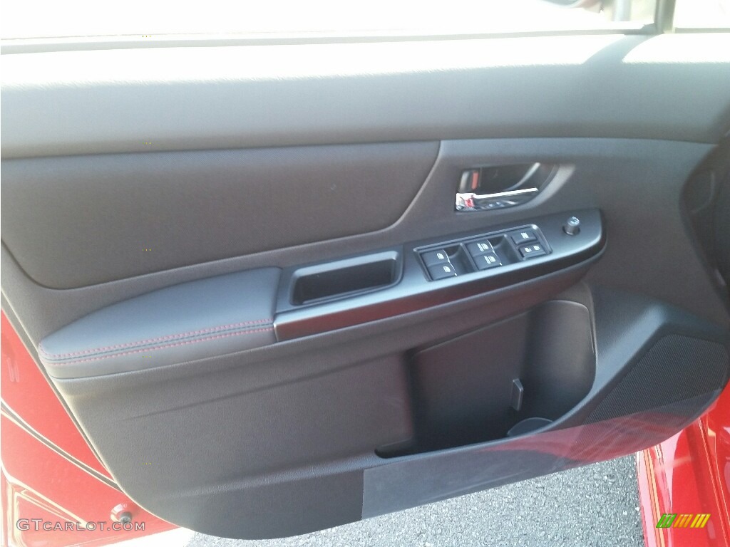 2017 WRX  - Pure Red / Carbon Black photo #8