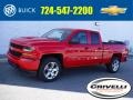 2017 Red Hot Chevrolet Silverado 1500 Custom Double Cab 4x4  photo #1