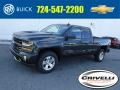 2017 Graphite Metallic Chevrolet Silverado 1500 LT Double Cab 4x4  photo #1