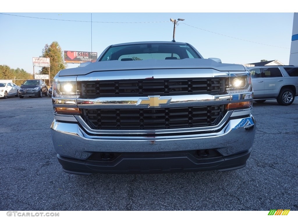 2017 Silverado 1500 LT Regular Cab 4x4 - Silver Ice Metallic / Jet Black photo #2