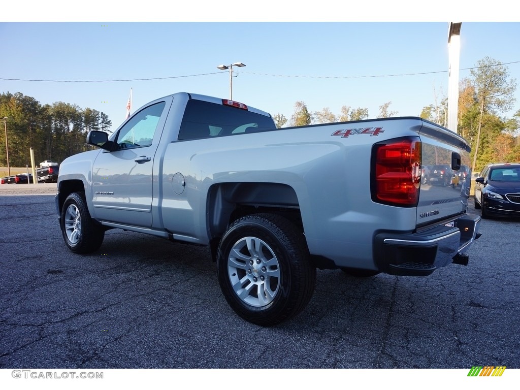 Silver Ice Metallic 2017 Chevrolet Silverado 1500 LT Regular Cab 4x4 Exterior Photo #116815821