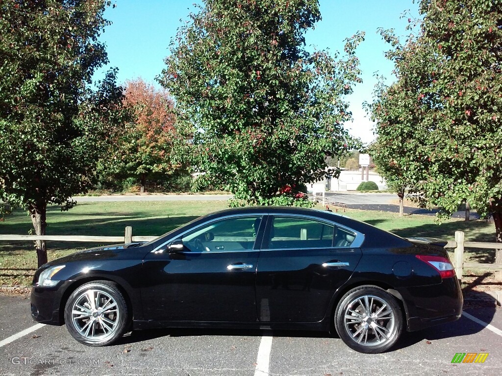 Crimson Black Nissan Maxima