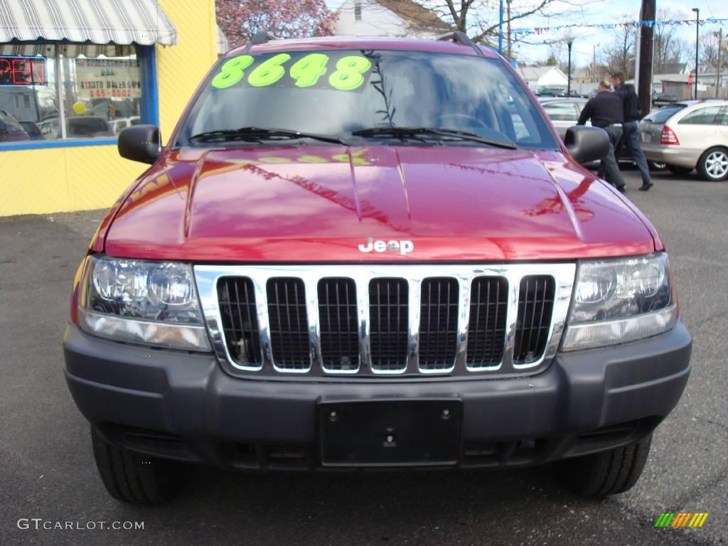 2003 Grand Cherokee Laredo 4x4 - Inferno Red Tinted Pearlcoat / Dark Slate Gray photo #2
