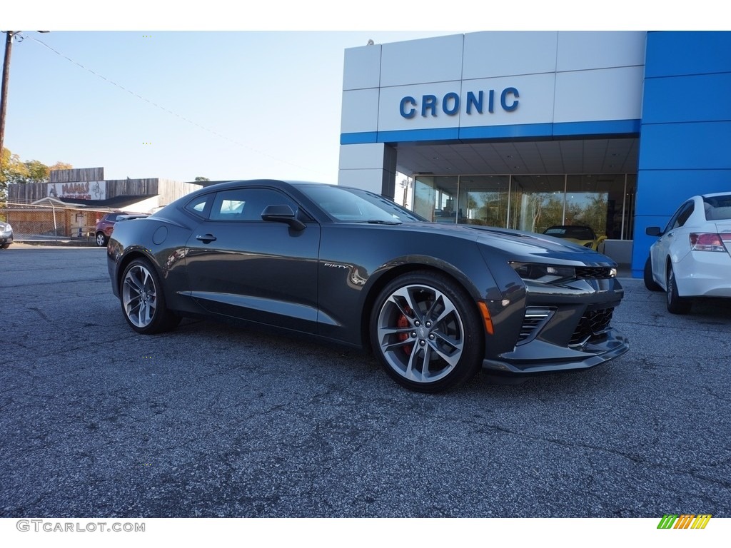 2017 Camaro SS Coupe 50th Anniversary - Nightfall Gray Metallic / 50th Anniversary Jet Black/Dark Gray photo #1