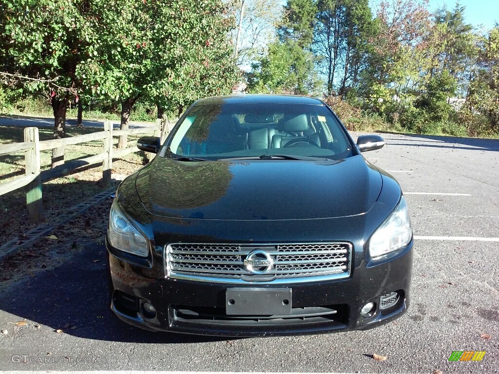 2010 Maxima 3.5 S - Crimson Black / Charcoal photo #3