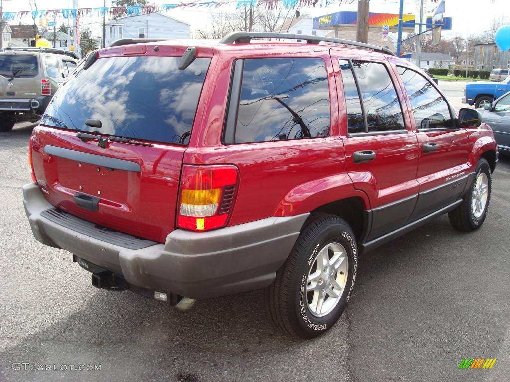 2003 Grand Cherokee Laredo 4x4 - Inferno Red Tinted Pearlcoat / Dark Slate Gray photo #5