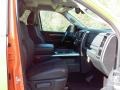 2017 Ram 1500 TA Black/Orange Interior Front Seat Photo
