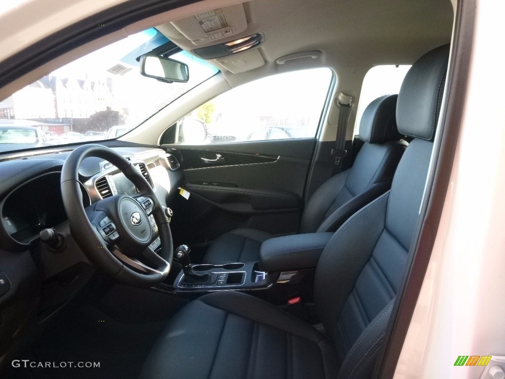 Black Interior 2017 Kia Sorento EX V6 AWD Photo #116820684