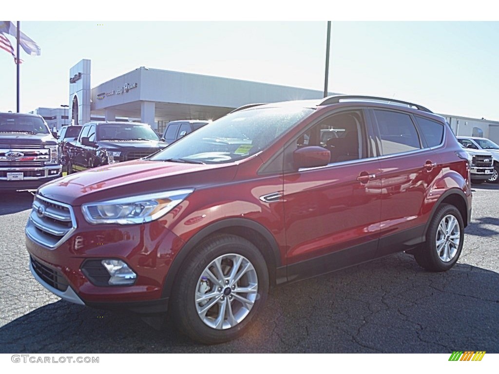 2017 Escape SE - Ruby Red / Charcoal Black photo #3