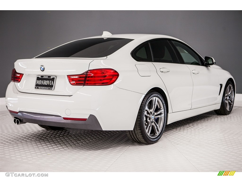 2015 4 Series 428i Gran Coupe - Alpine White / Coral Red/Black Highlight photo #11