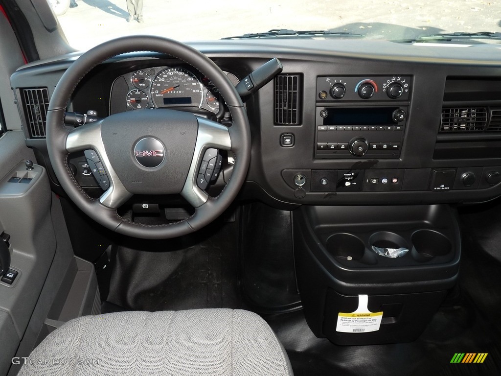 2017 GMC Savana Van 2500 Cargo Medium Pewter Dashboard Photo #116827350