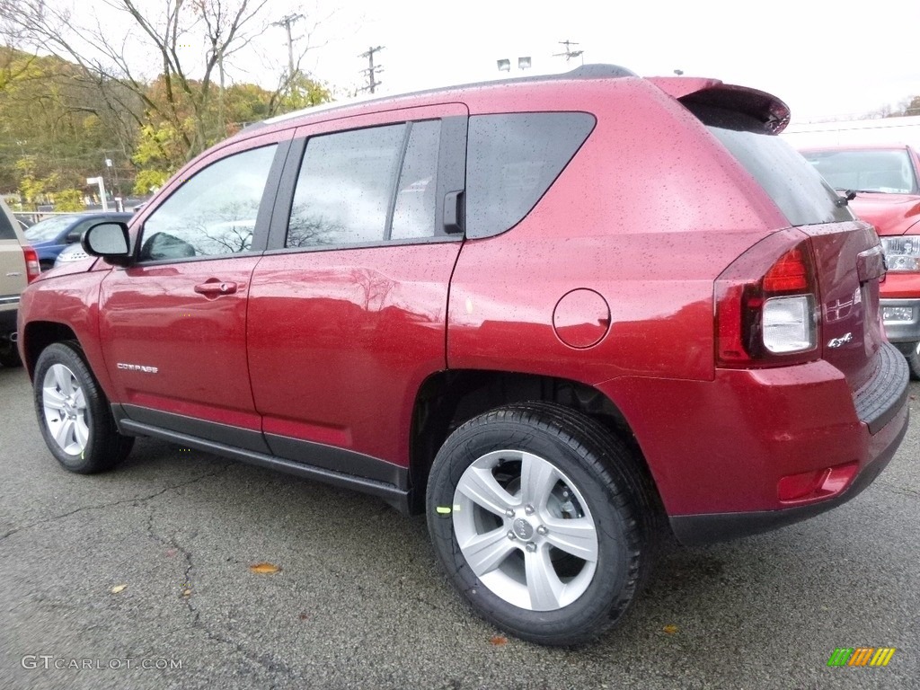 Deep Cherry Red Crystal Pearl 2017 Jeep Compass Sport 4x4 Exterior Photo #116828170