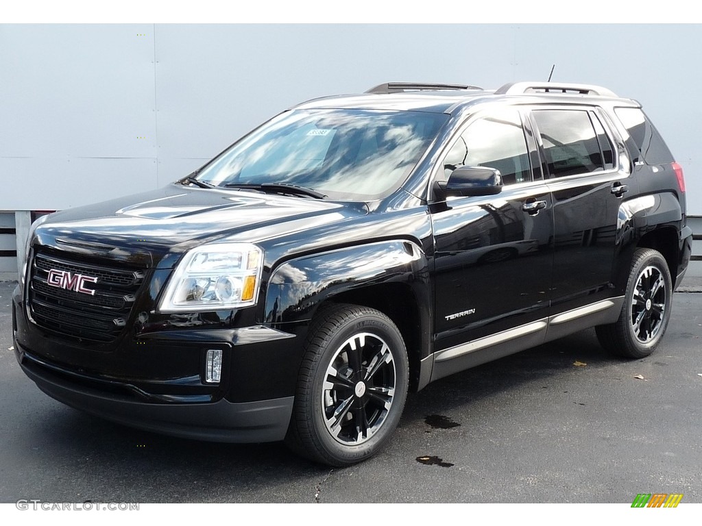 Onyx Black 2017 GMC Terrain SLE AWD Exterior Photo #116829477
