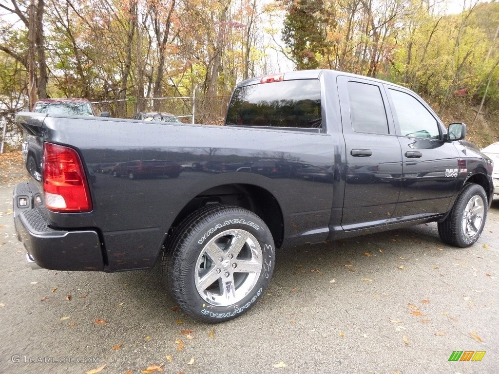 2017 1500 Express Quad Cab 4x4 - Maximum Steel Metallic / Black/Diesel Gray photo #5