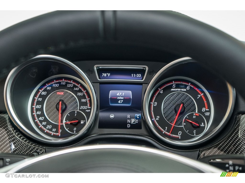 2017 Mercedes-Benz GLS 63 AMG 4Matic Gauges Photo #116829555