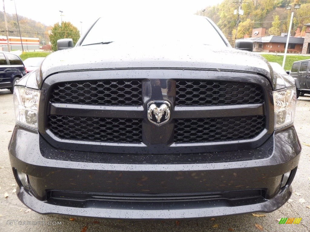 2017 1500 Express Quad Cab 4x4 - Maximum Steel Metallic / Black/Diesel Gray photo #8