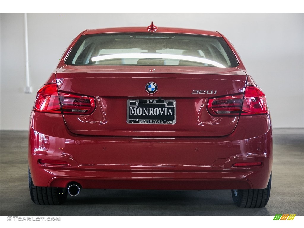 2017 3 Series 320i Sedan - Melbourne Red Metallic / Venetian Beige/Black photo #4