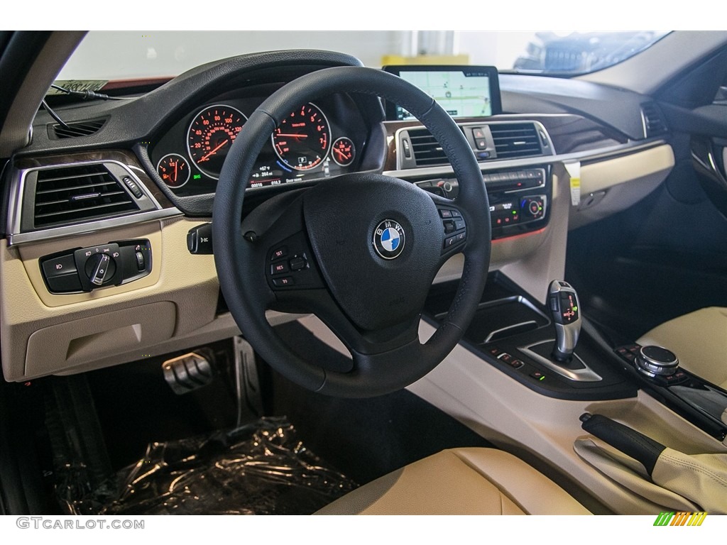 2017 3 Series 320i Sedan - Melbourne Red Metallic / Venetian Beige/Black photo #6