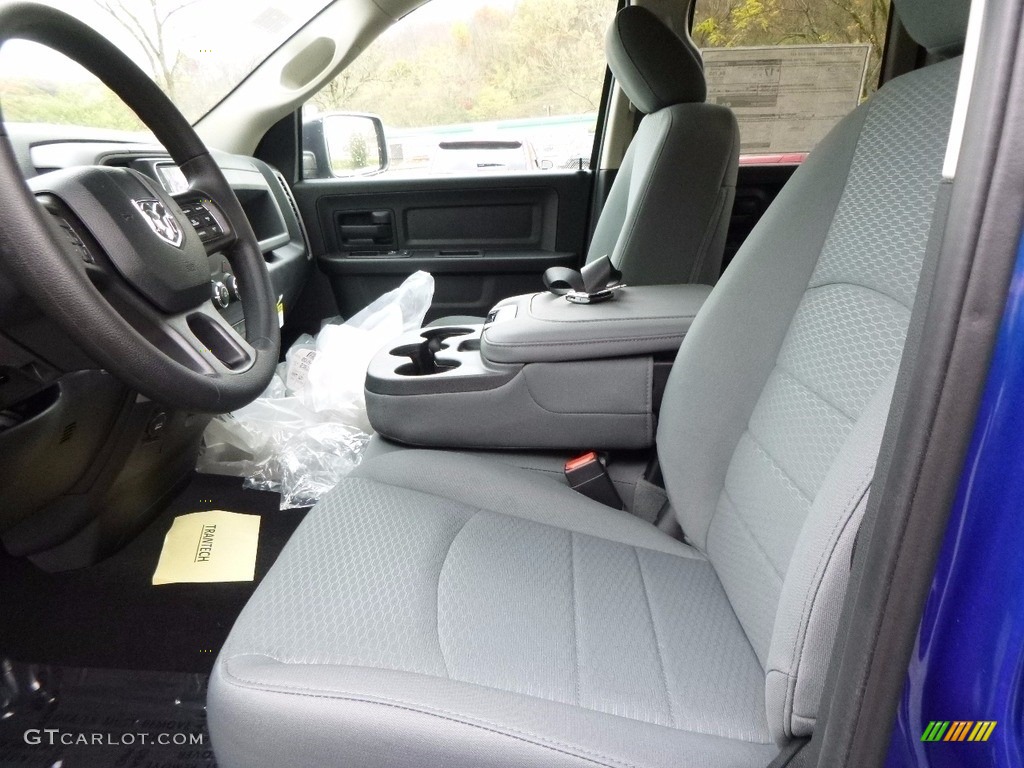 Black/Diesel Gray Interior 2017 Ram 1500 Express Quad Cab 4x4 Photo #116830368