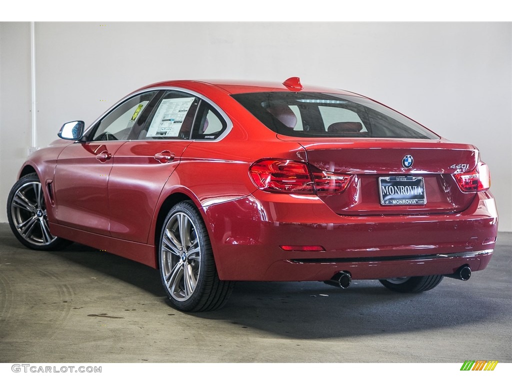 2017 4 Series 440i Gran Coupe - Melbourne Red Metallic / Coral Red photo #3