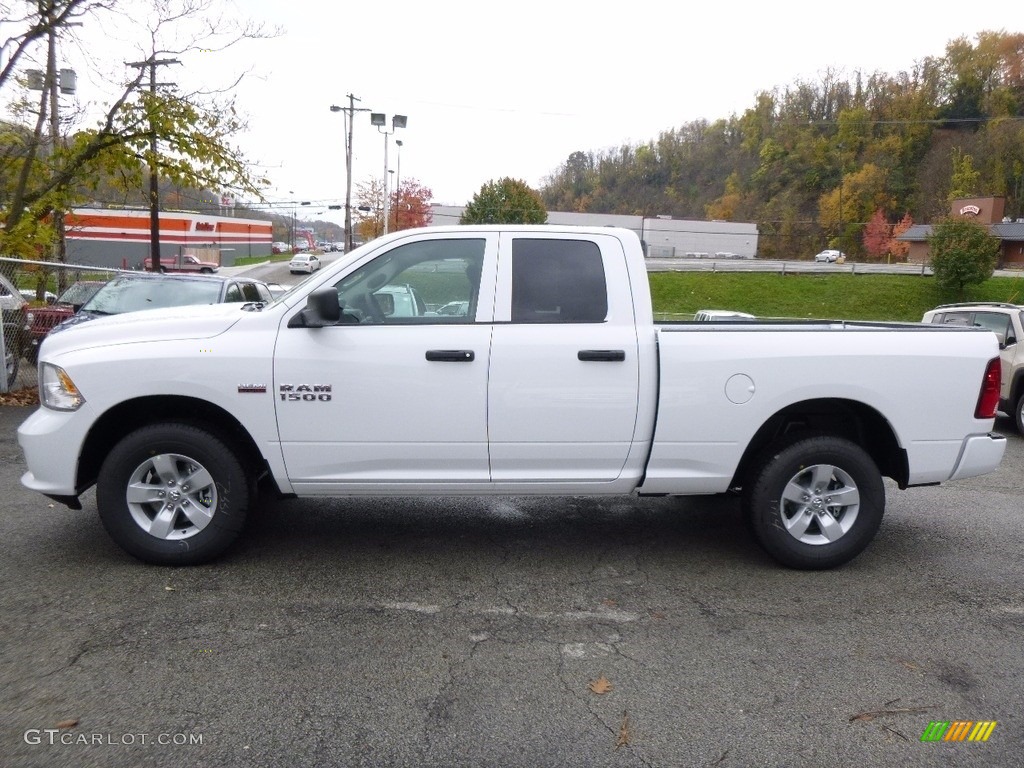 2017 1500 Express Quad Cab 4x4 - Bright White / Black/Diesel Gray photo #19