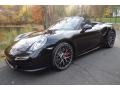 Black 2015 Porsche 911 Turbo Cabriolet