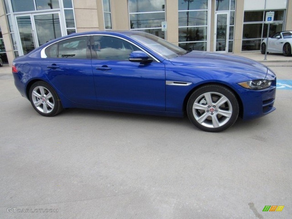 Caesium Blue Jaguar XE