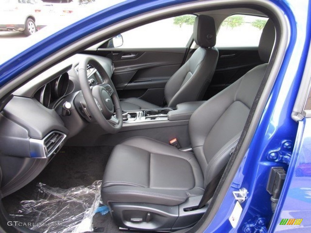 Jet Interior 2017 Jaguar XE 25t Premium Photo #116831562