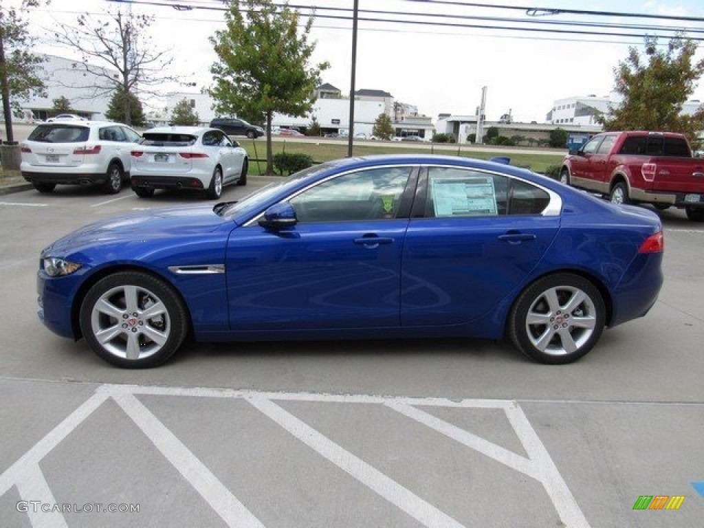 2017 XE 25t Premium - Caesium Blue / Jet photo #10