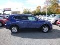 Caspian Blue 2017 Nissan Rogue SV AWD Exterior