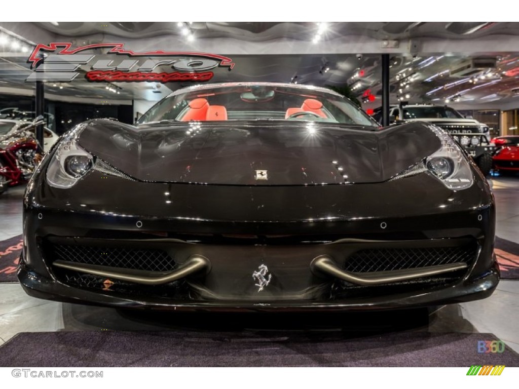 2013 458 Spider - Nero Daytona (Black Metallic) / Rosso photo #24