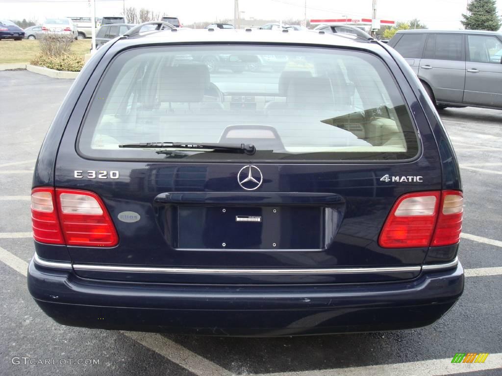 1999 E 320 4Matic Wagon - Midnight Blue / Parchment photo #8