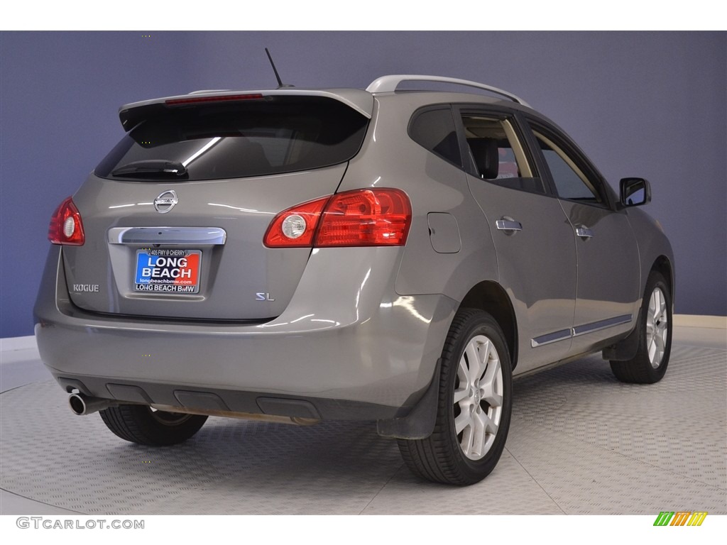 2011 Rogue SV - Gotham Gray Metallic / Black photo #7