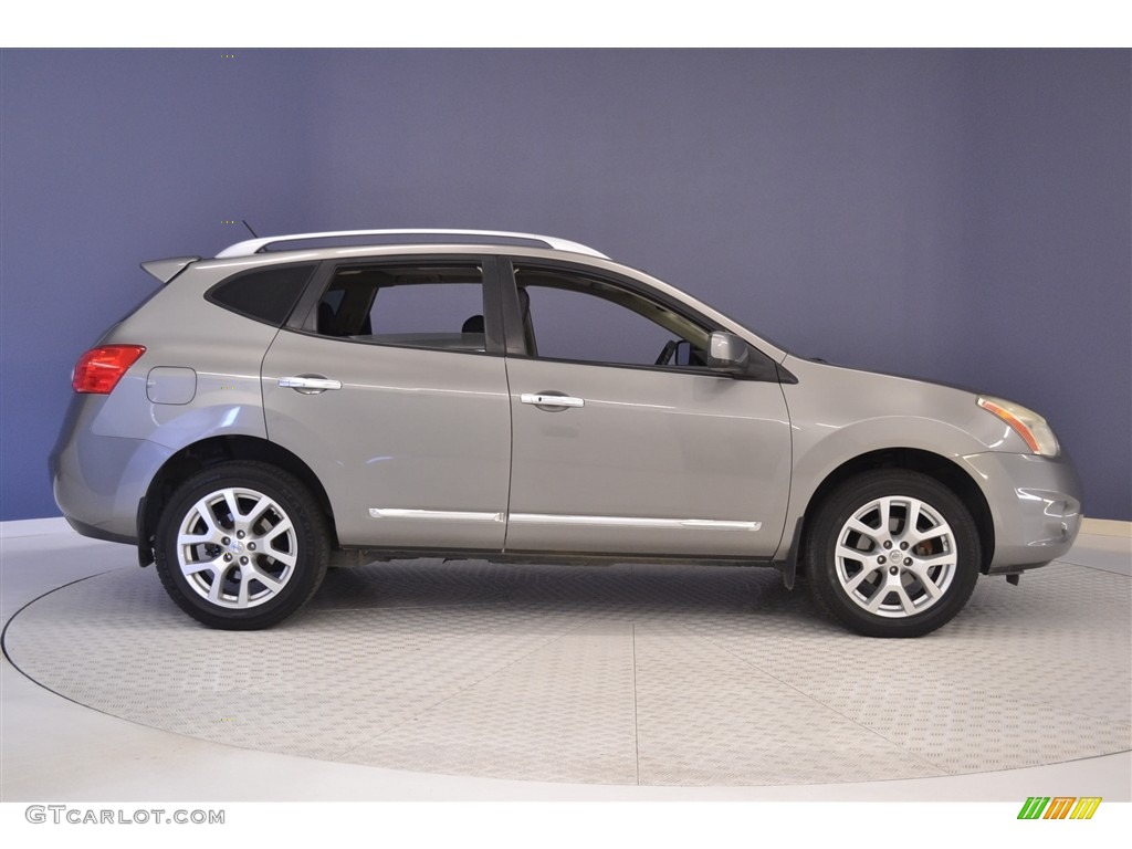 2011 Rogue SV - Gotham Gray Metallic / Black photo #8